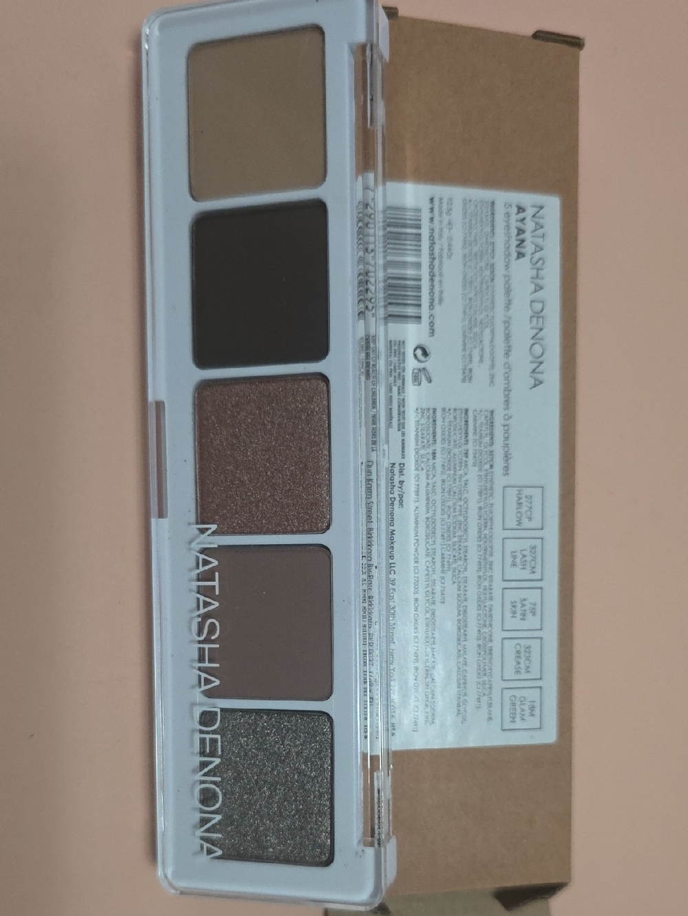 Natasha Denona Eyeshadow Palette - Taupe, Brown & Bronze Shimmers